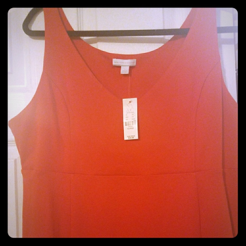 Red New York & Company Short Dress
